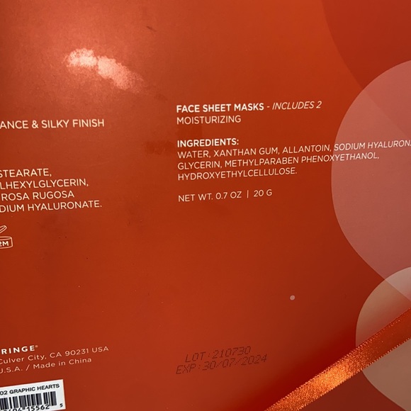 NEW! FRINGE Set- CANDY ROSE Hand Cream, Body Lotion, Facial Sheet Masks - Picture 9 of 9